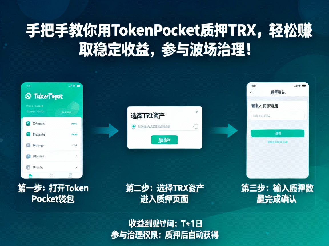 手把手教你用TokenPocket质押TRX，轻松赚取稳定收益，参与波场治理！