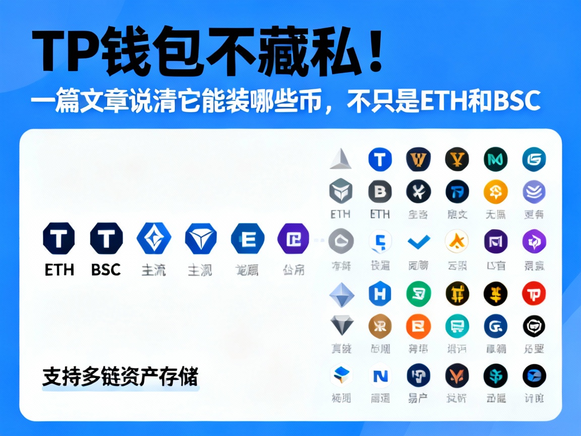 TP钱包不藏私！一篇文章说清它能装哪些币，不只是ETH和BSC