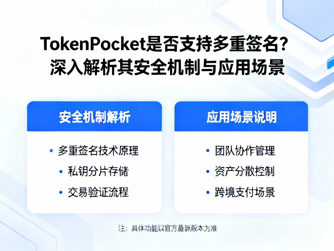 TokenPocket是否支持多重签名？深入解析其安全机制与应用场景