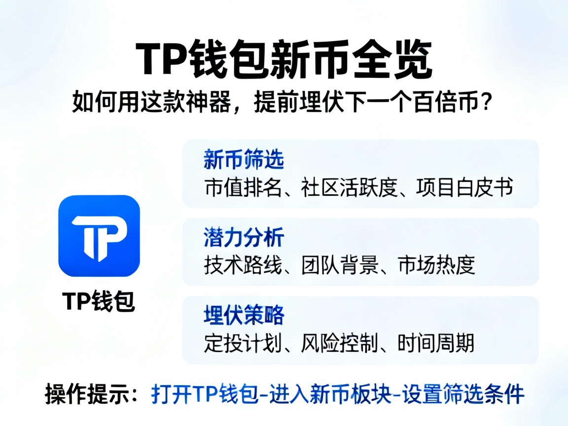 TP钱包新币全览，如何用这款神器，提前埋伏下一个百倍币？