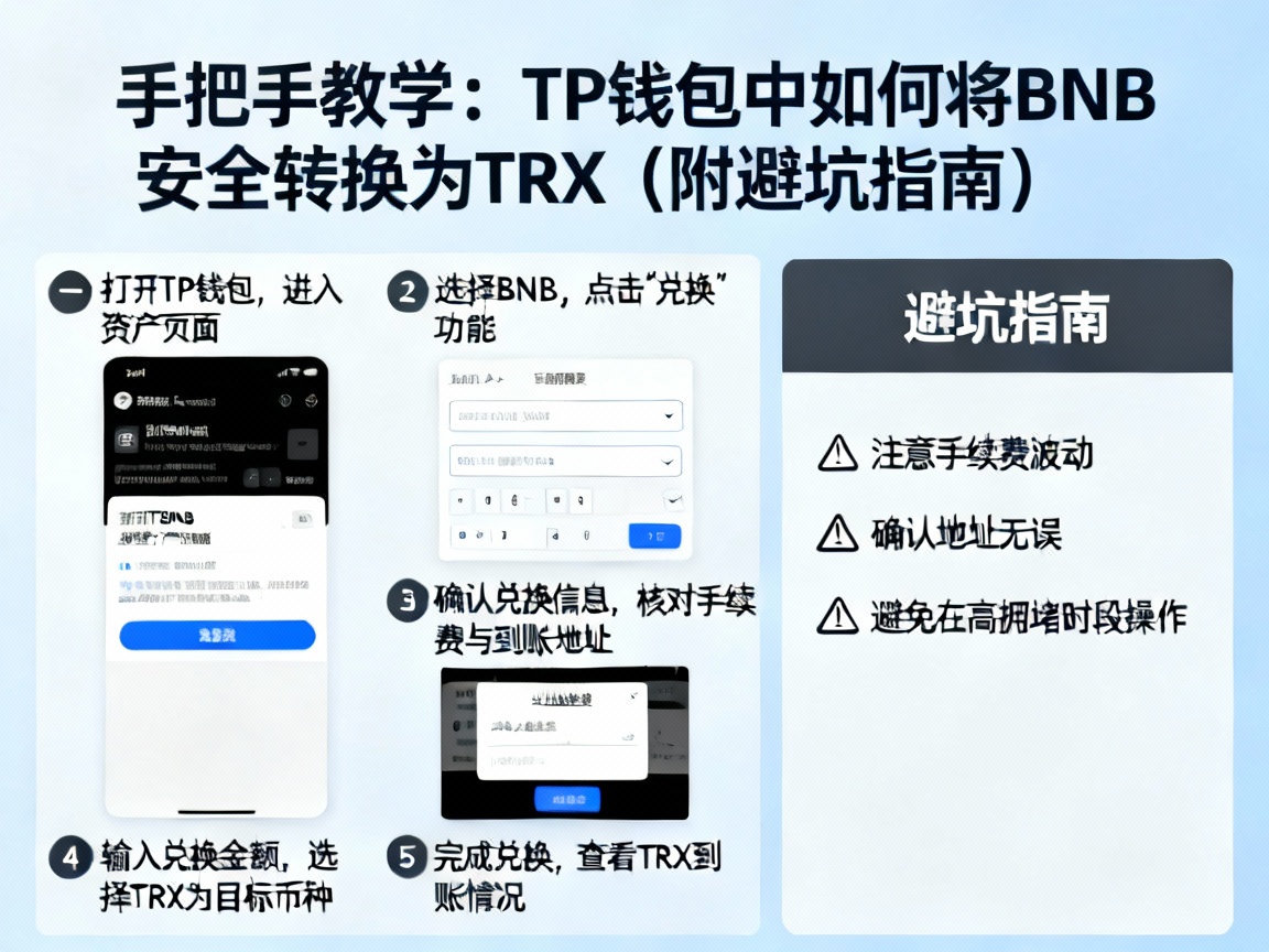手把手教学，TP钱包中如何将BNB安全转换为TRX（附避坑指南）