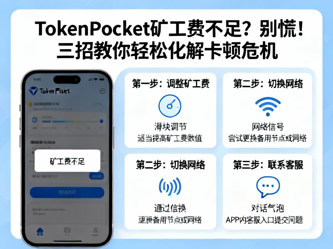 TokenPocket矿工费不足？别慌！三招教你轻松化解卡顿危机