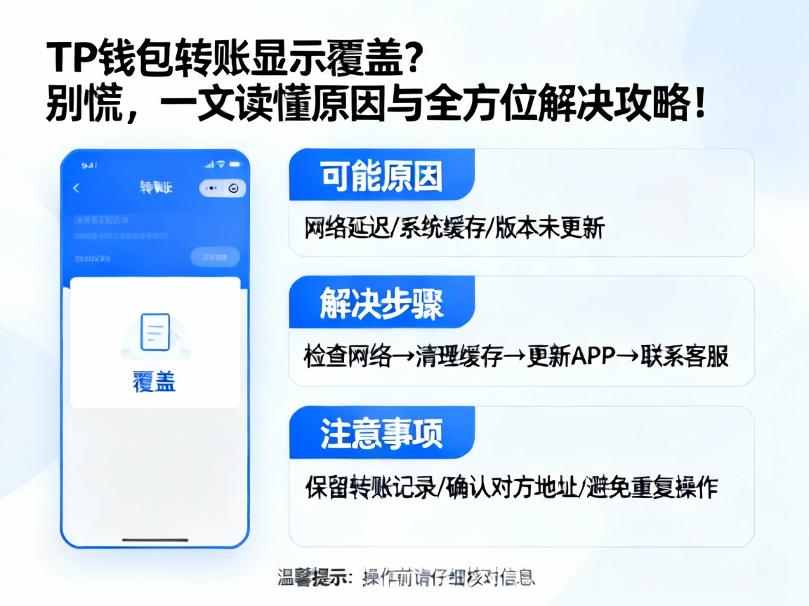 TP钱包转账显示覆盖？别慌，一文读懂原因与全方位解决攻略！