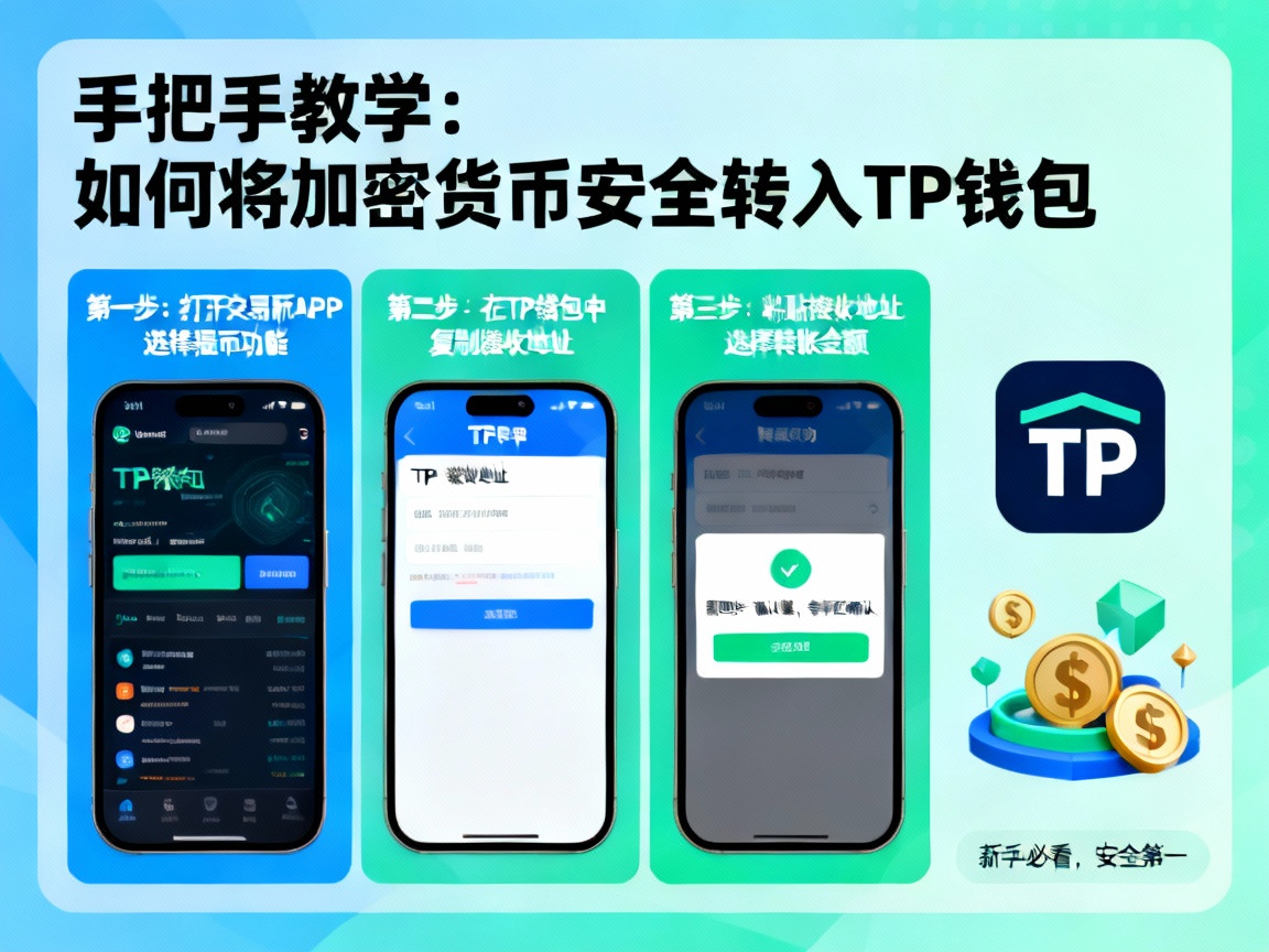 手把手教学，如何将加密货币安全转入TP钱包，新手必看！