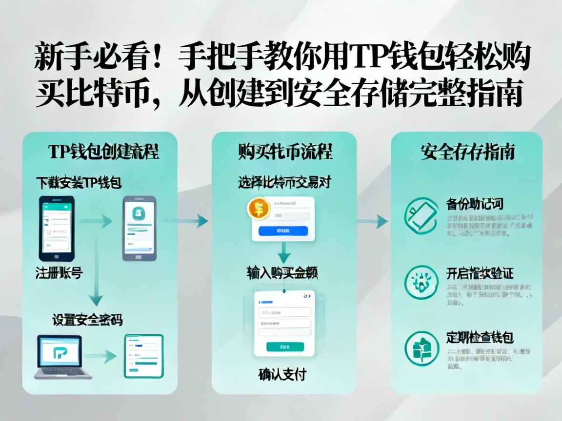 新手必看！手把手教你用TP钱包轻松购买比特币，从创建到安全存储完整指南