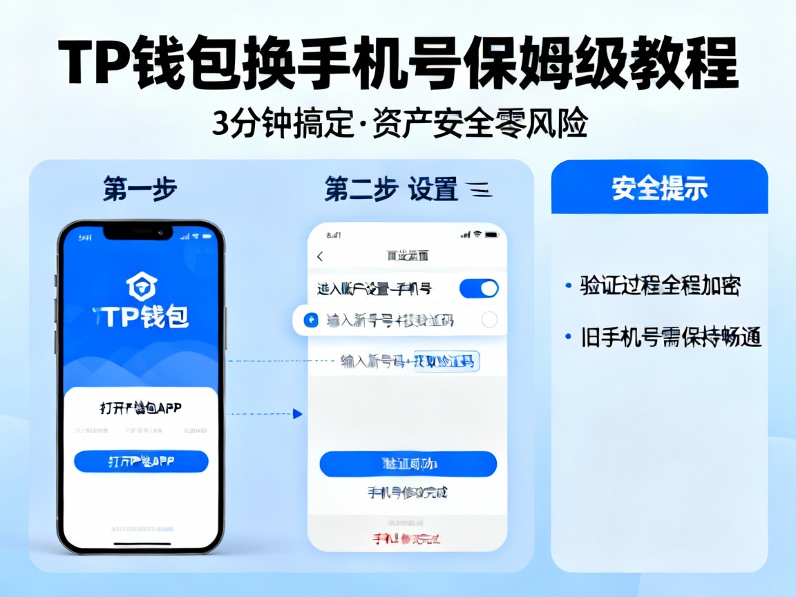 TP钱包换手机号保姆级教程，3分钟搞定，资产安全零风险！