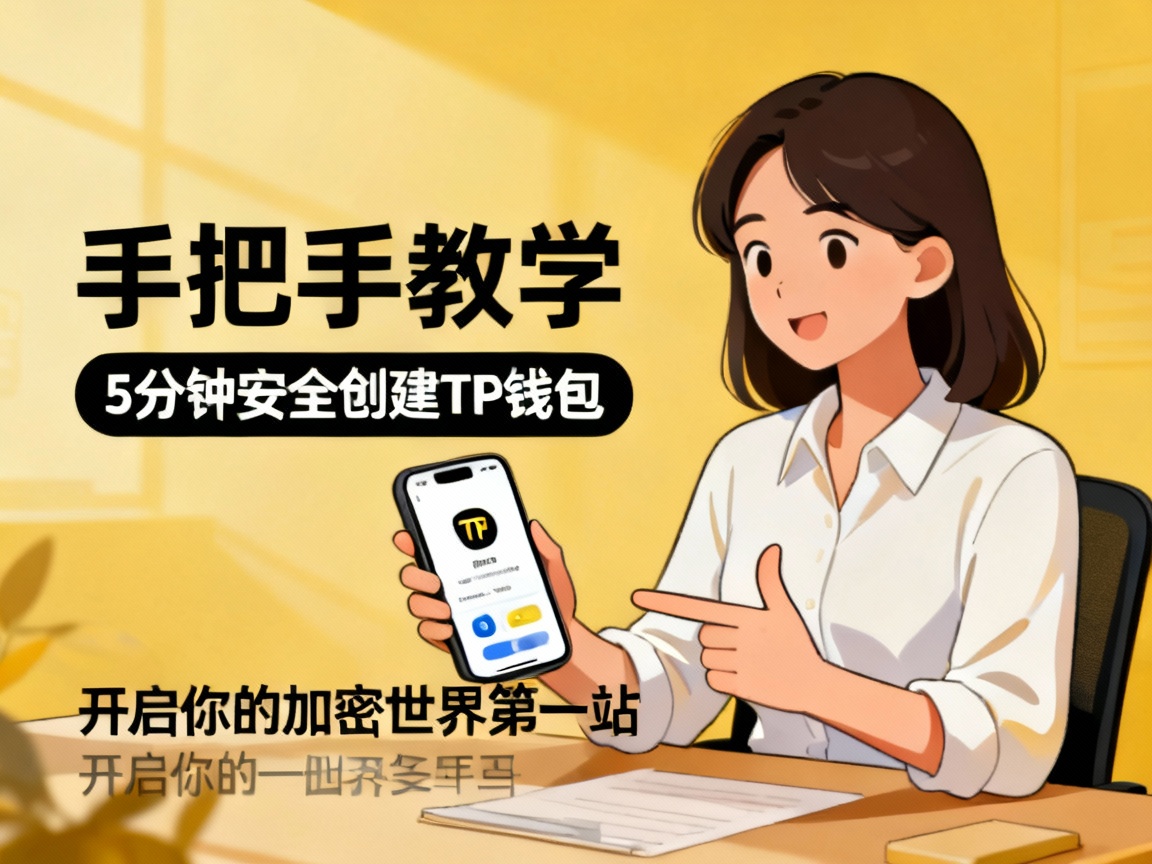手把手教学，5分钟安全创建TP钱包，开启你的加密世界第一站