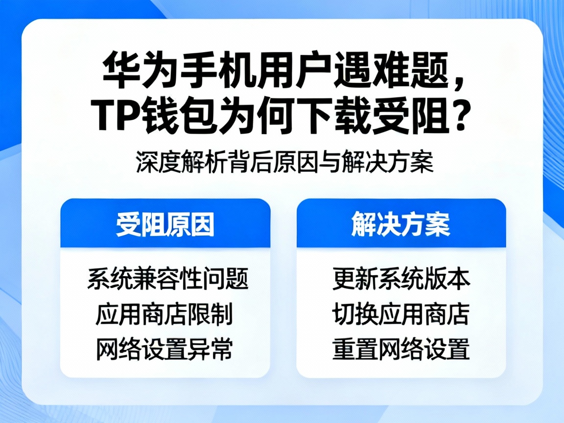 华为手机用户遇难题，TP钱包为何下载受阻？深度解析背后原因与解决方案