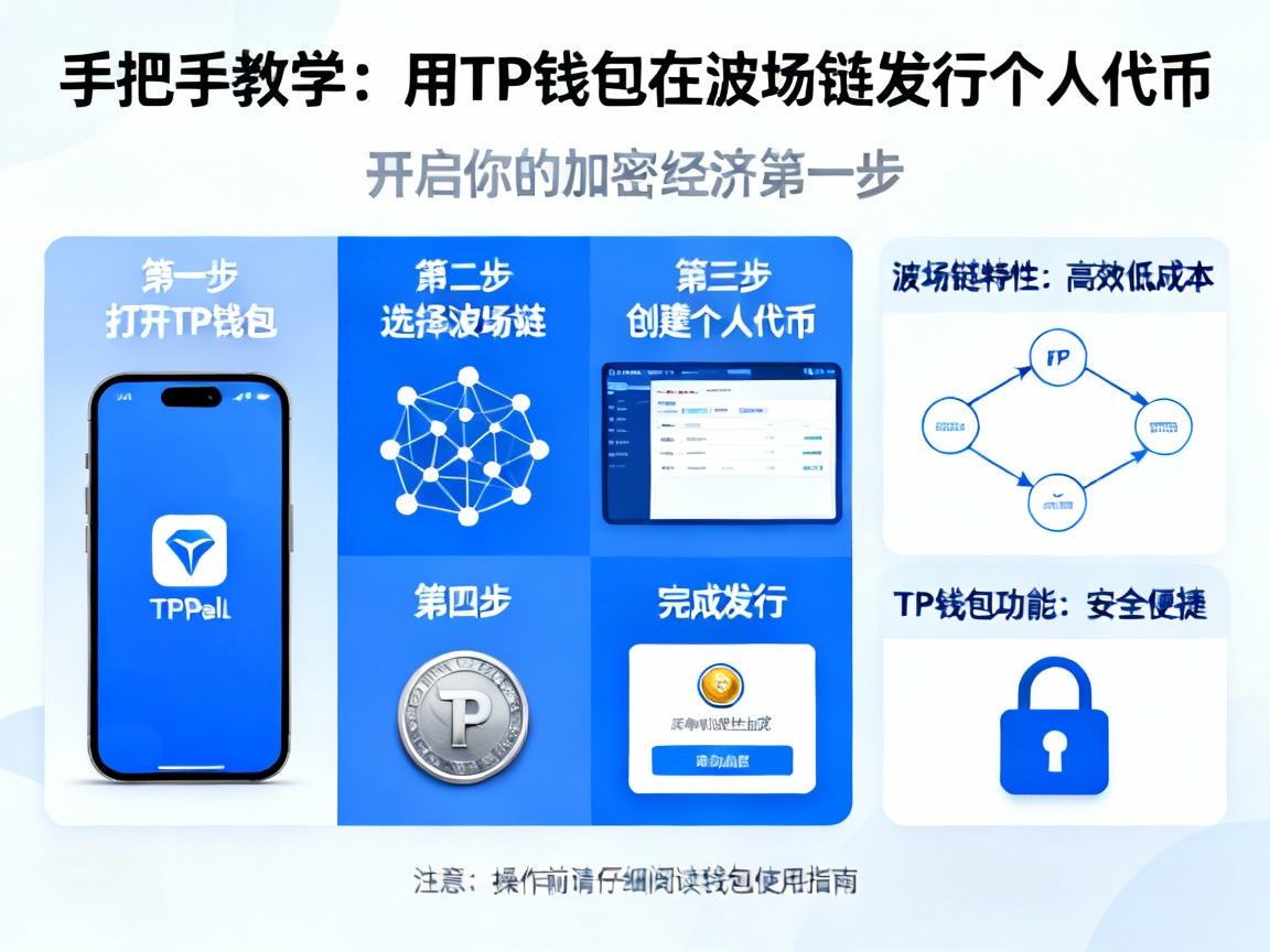 手把手教学，用TP钱包在波场链发行个人代币，开启你的加密经济第一步