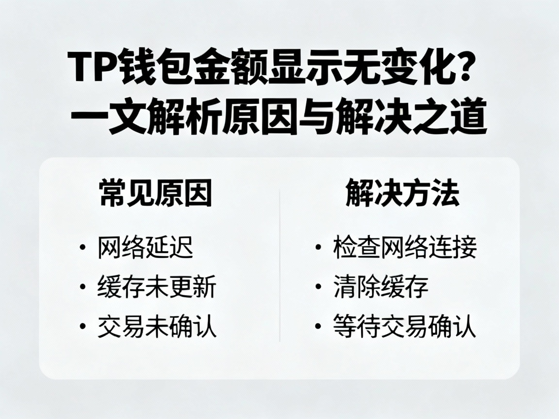 TP钱包金额显示无变化？一文解析原因与解决之道