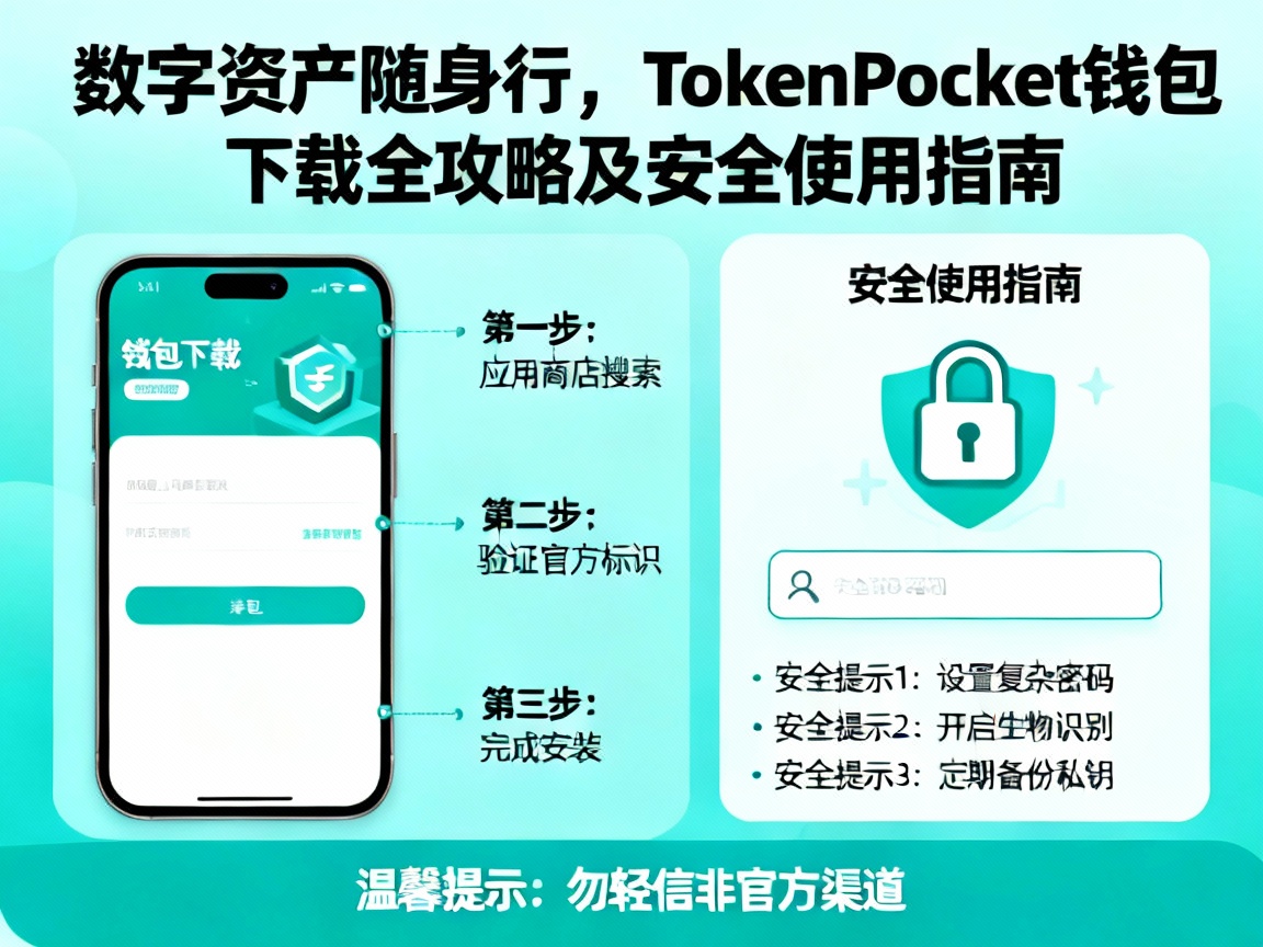 数字资产随身行，TokenPocket钱包下载全攻略及安全使用指南