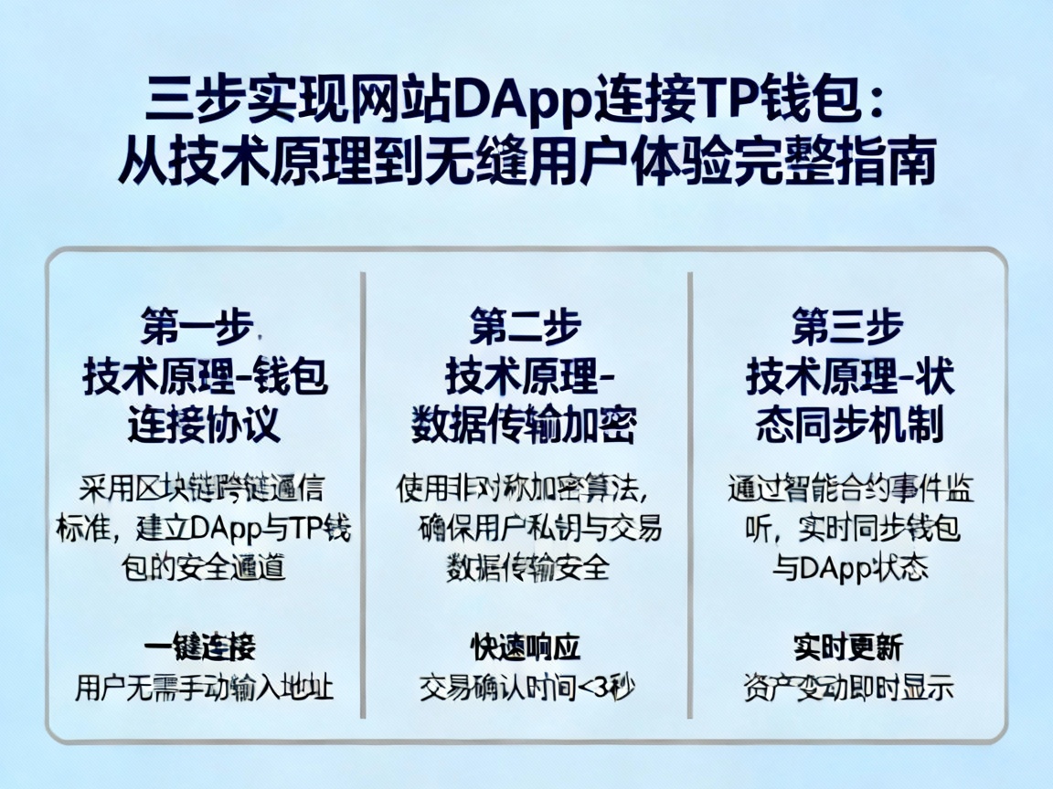 三步实现网站DApp连接TP钱包，从技术原理到无缝用户体验的完整指南