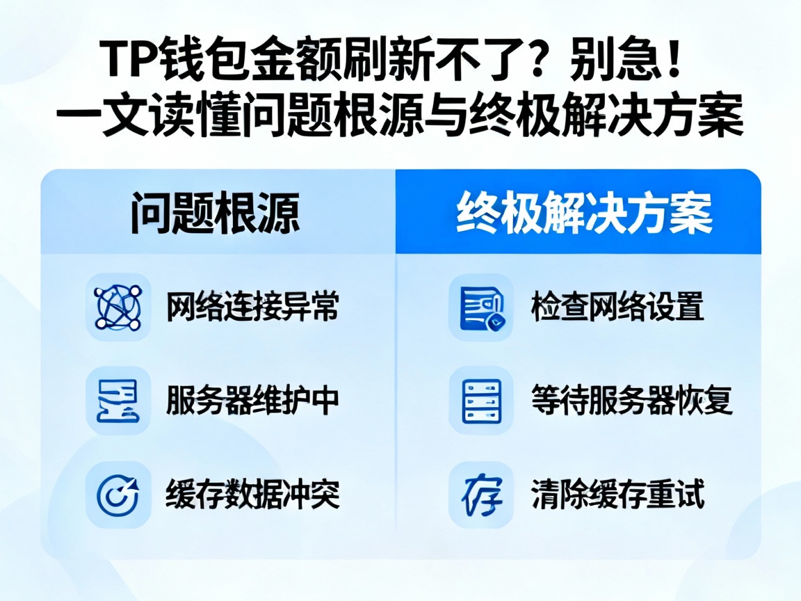 TP钱包金额刷新不了？别急！一文读懂问题根源与终极解决方案