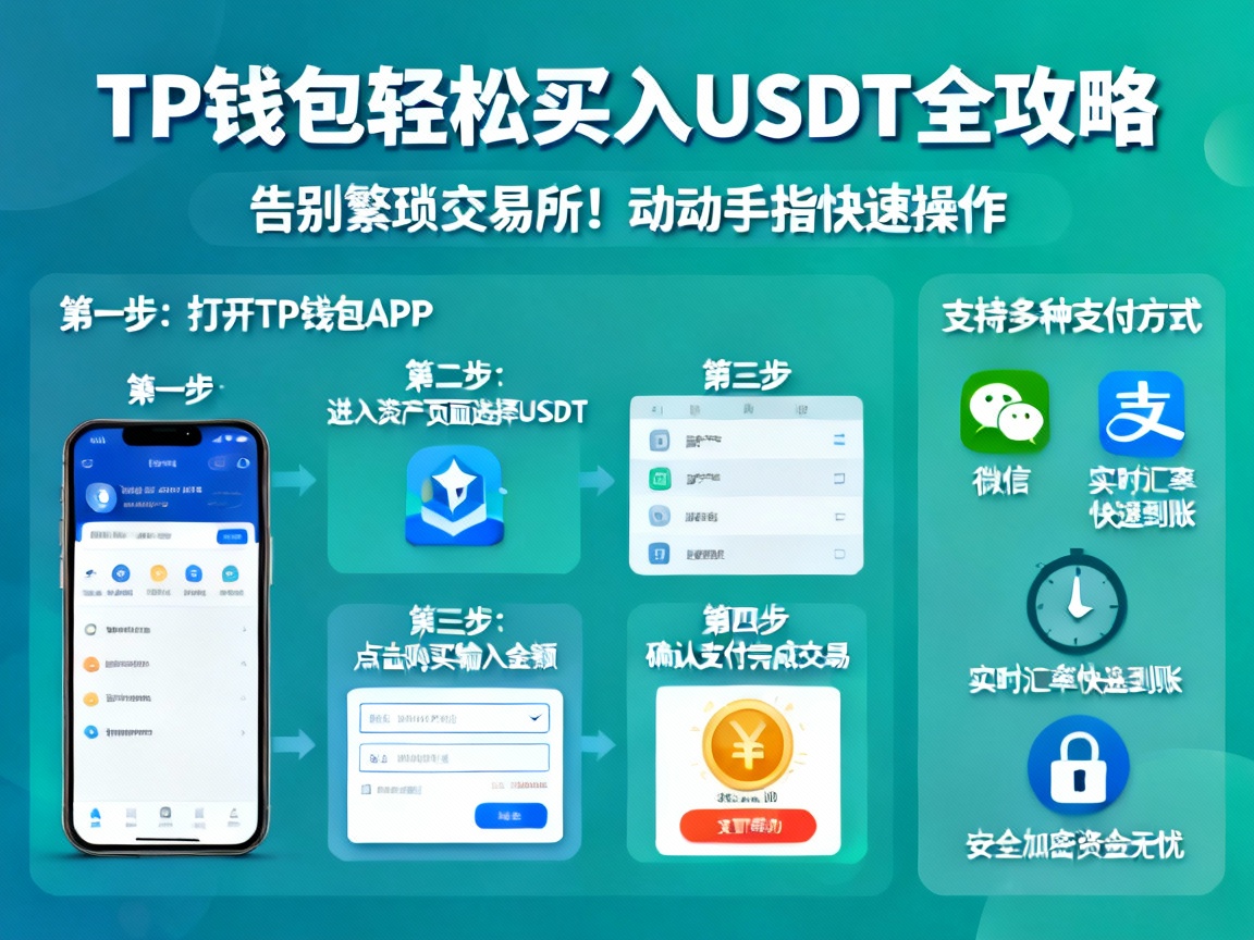 告别繁琐交易所！动动手指，用TP钱包轻松买入USDT全攻略
