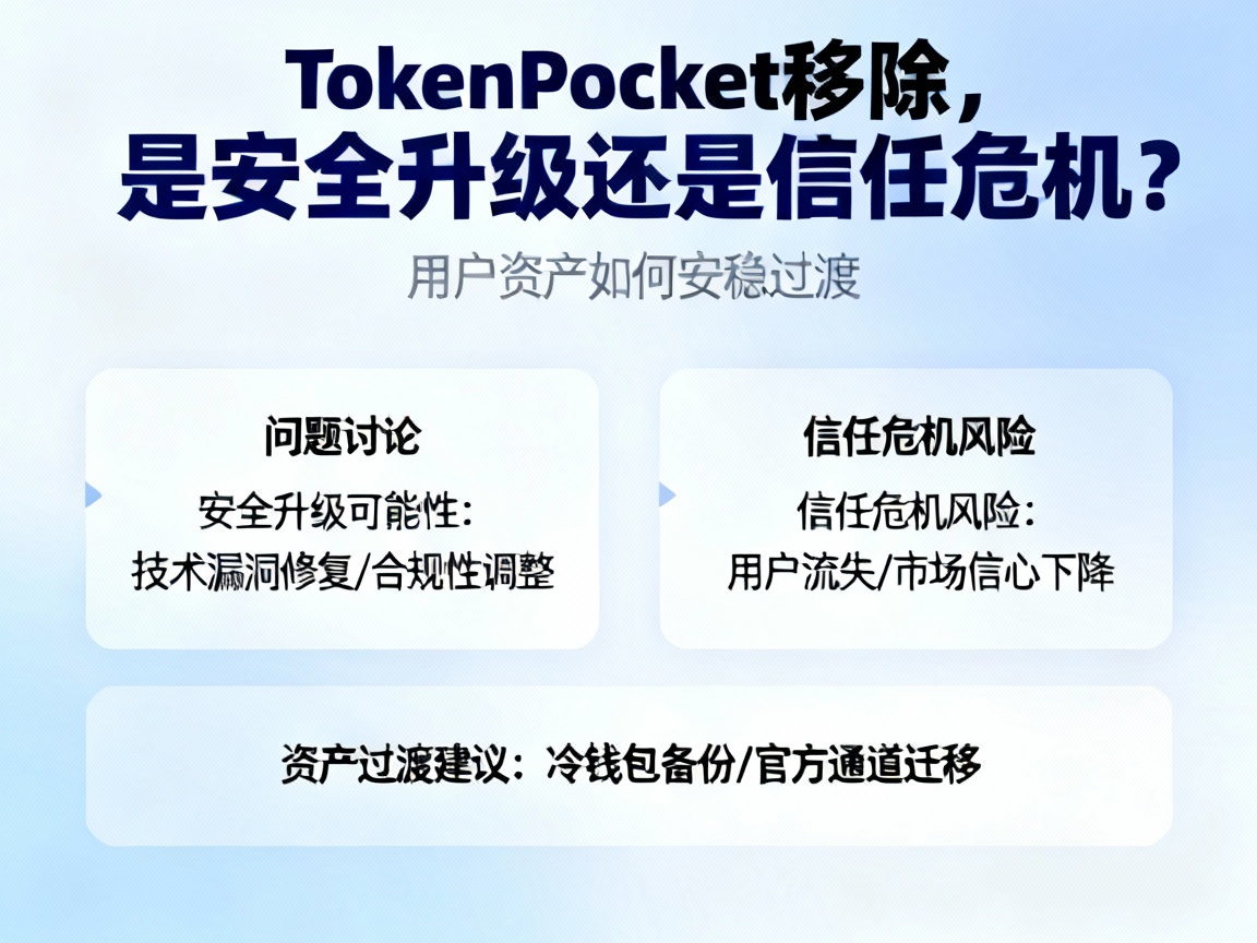 TokenPocket移除，是安全升级还是信任危机？用户资产如何安稳过渡