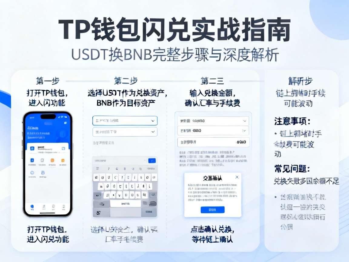 TP钱包闪兑实战指南，USDT换BNB的完整步骤与深度解析