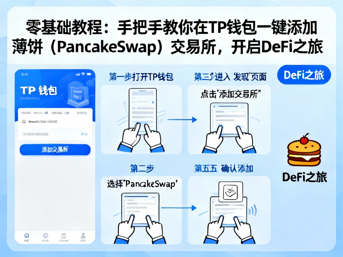零基础教程，手把手教你在TP钱包一键添加薄饼（PancakeSwap）交易所，开启DeFi之旅