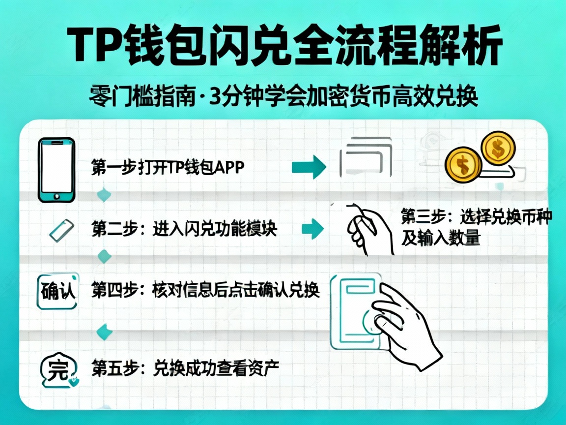 零门槛指南，TP钱包闪兑全流程解析，3分钟学会加密货币高效兑换