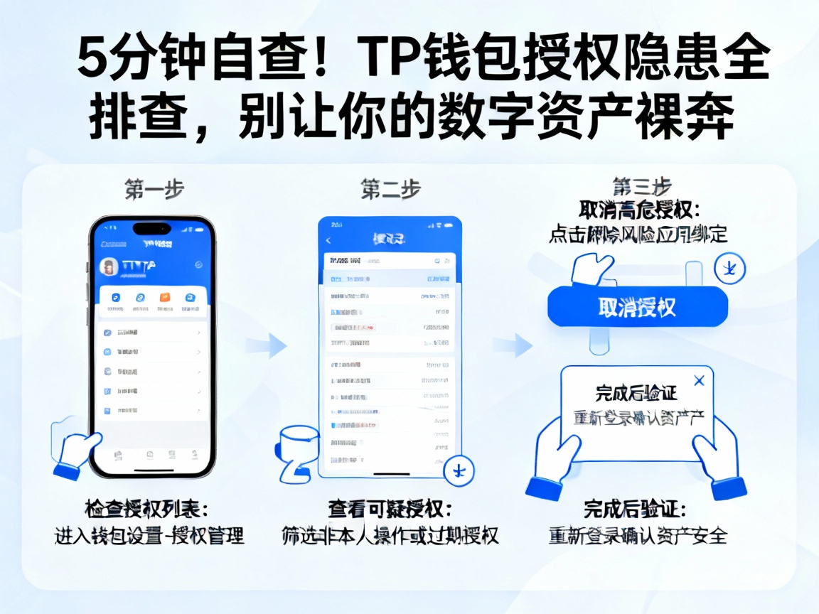 5分钟自查！TP钱包授权隐患全排查，别让你的数字资产裸奔