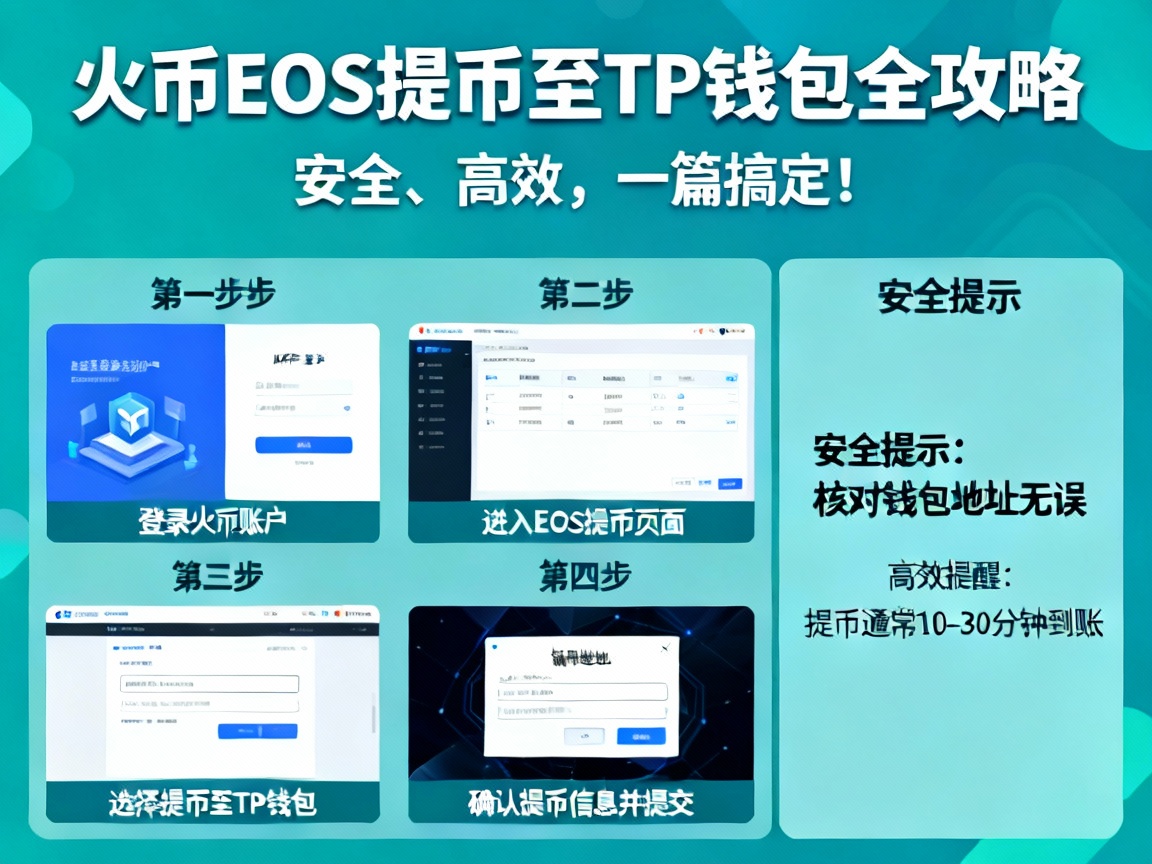 火币EOS提币至TP钱包全攻略，安全、高效，一篇搞定！