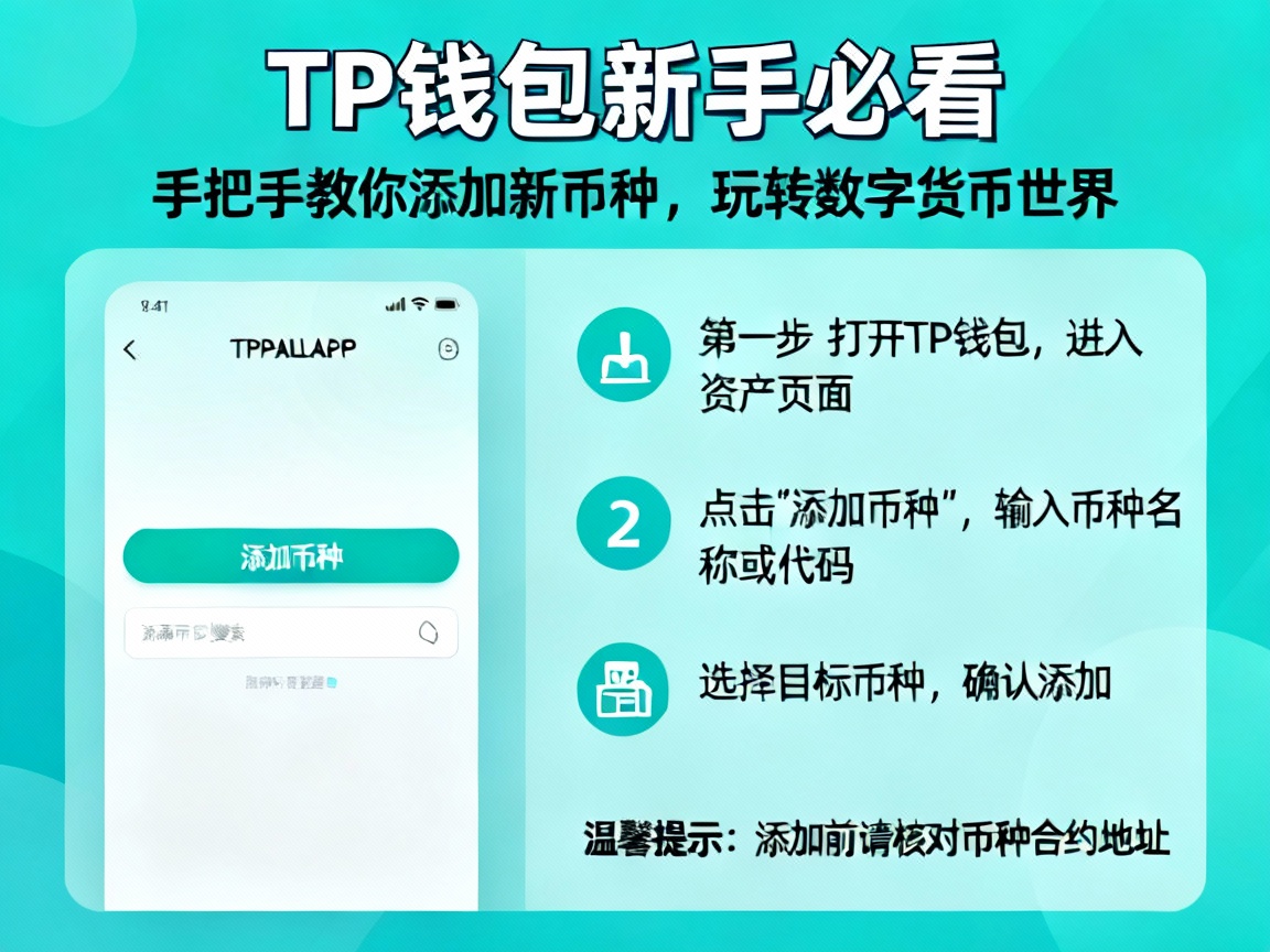 TP钱包新手必看，手把手教你添加新币种，玩转数字货币世界