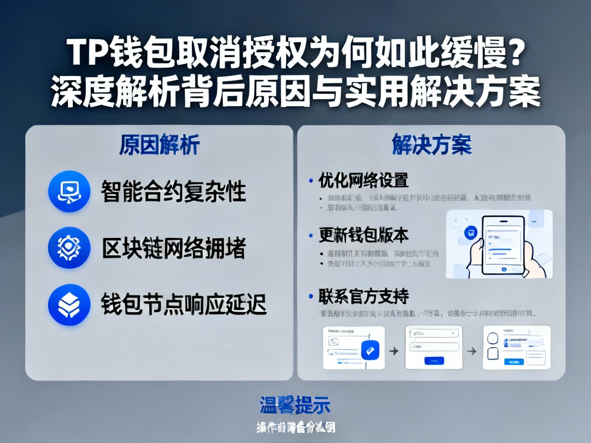 TP钱包取消授权为何如此缓慢？深度解析背后原因与实用解决方案