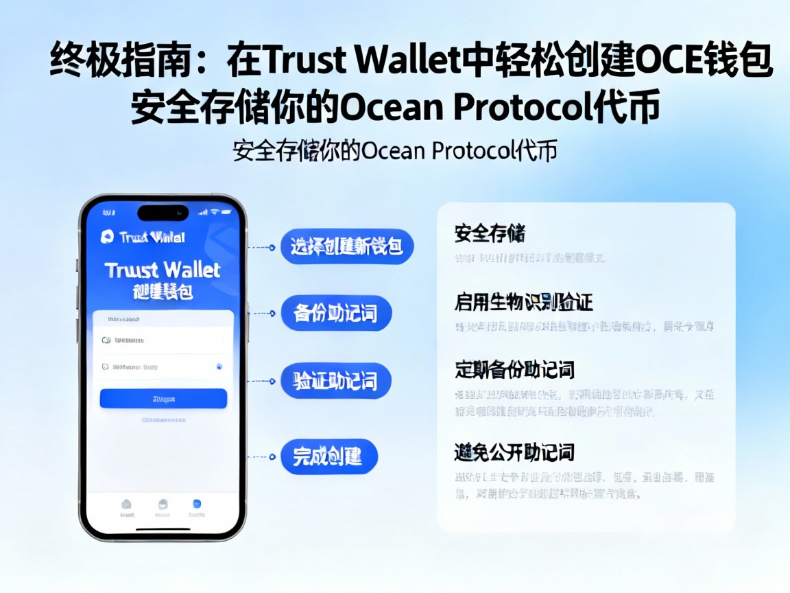 终极指南，在Trust Wallet中轻松创建OCE钱包，安全存储你的Ocean Protocol代币