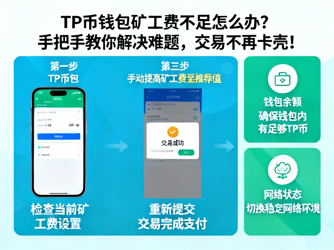 TP币钱包矿工费不足怎么办？手把手教你解决难题，交易不再卡壳！