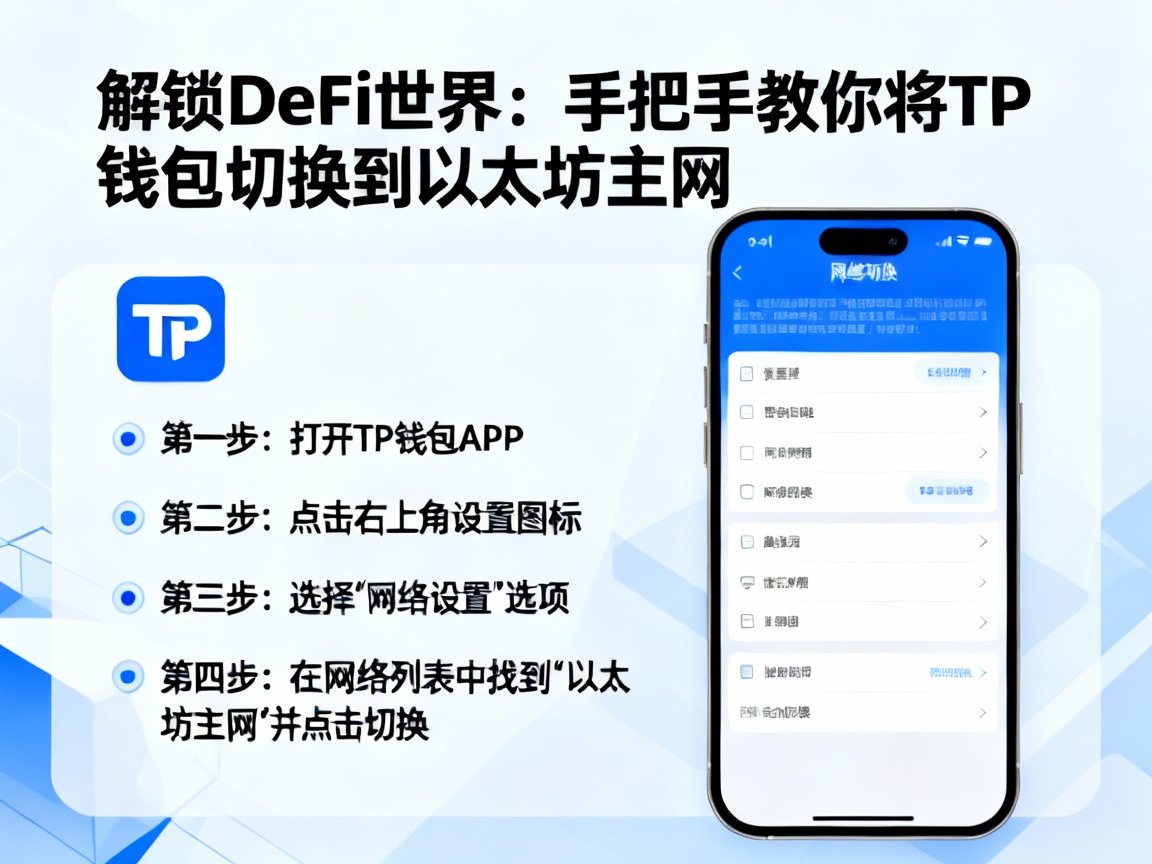 解锁DeFi世界，手把手教你将TP钱包切换到以太坊主网