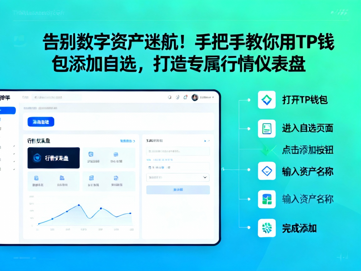 告别数字资产迷航！手把手教你用TP钱包添加自选，打造专属行情仪表盘
