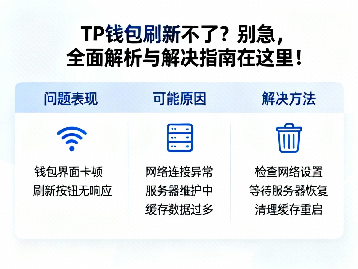 TP钱包刷新不了？别急，全面解析与解决指南在这里！