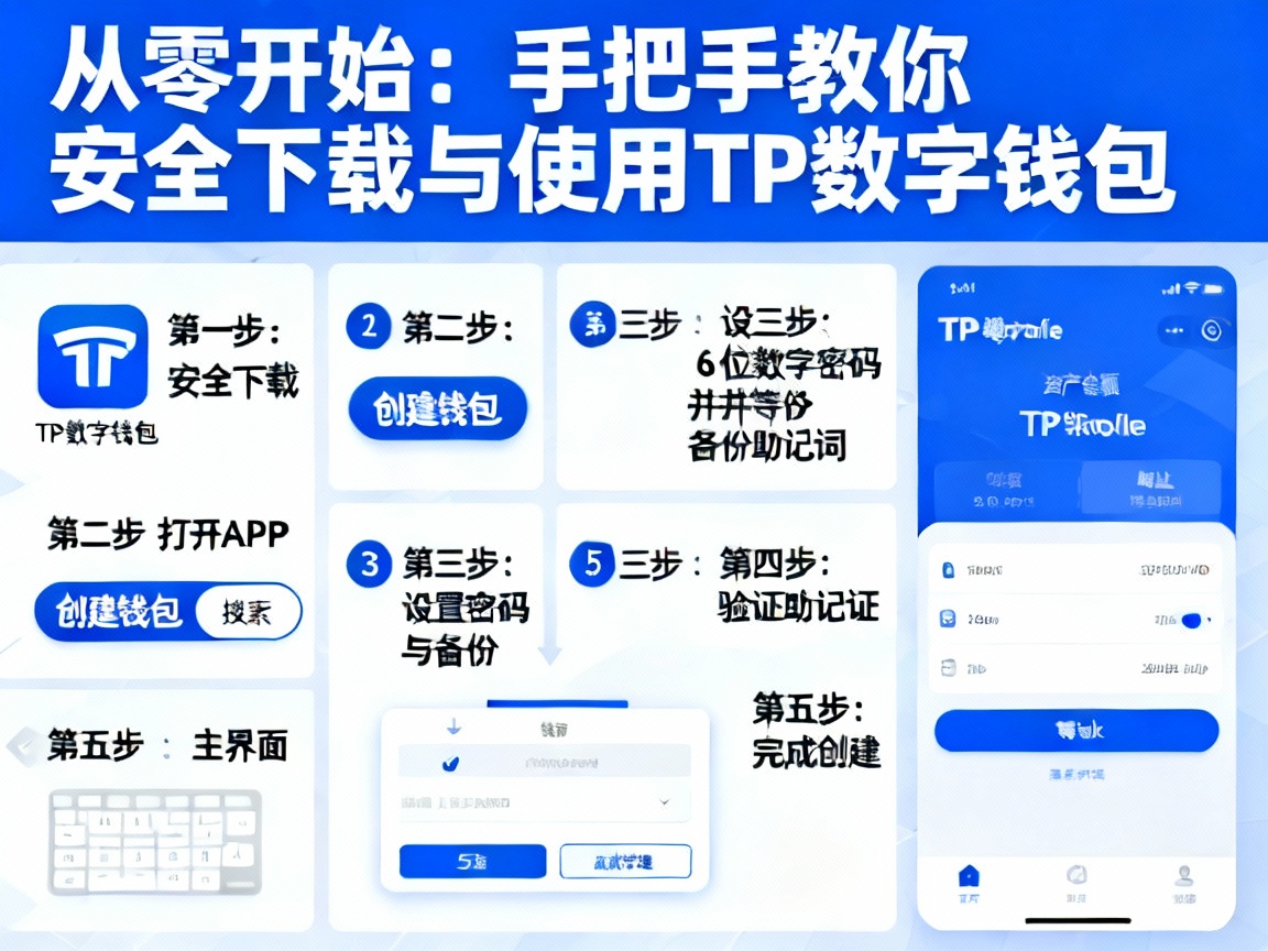 从零开始，手把手教你安全下载与使用TP数字钱包，开启加密世界大门