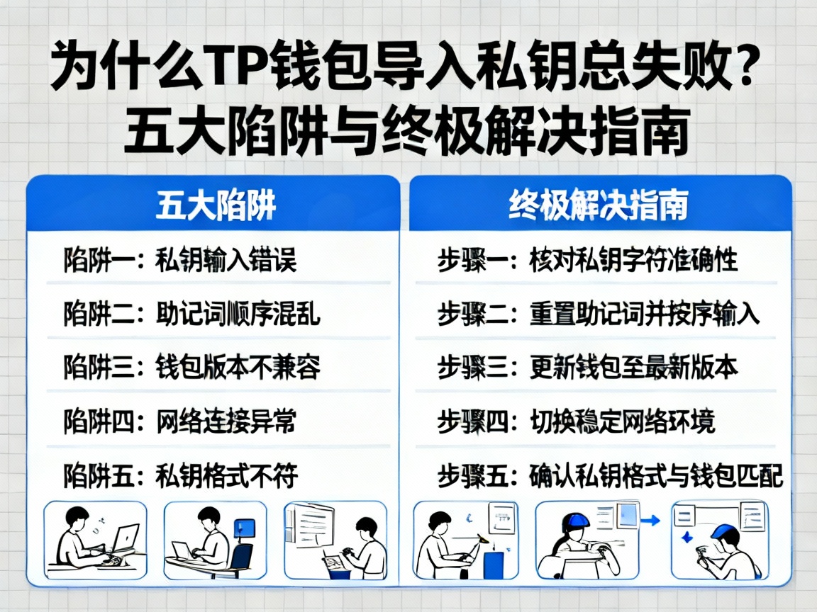 为什么TP钱包导入私钥总失败？五大陷阱与终极解决指南