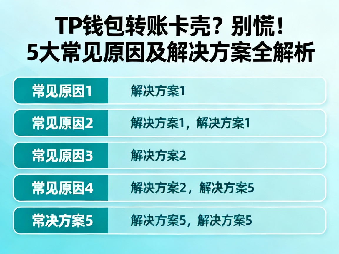 TP钱包转账卡壳？别慌！5大常见原因及解决方案全解析
