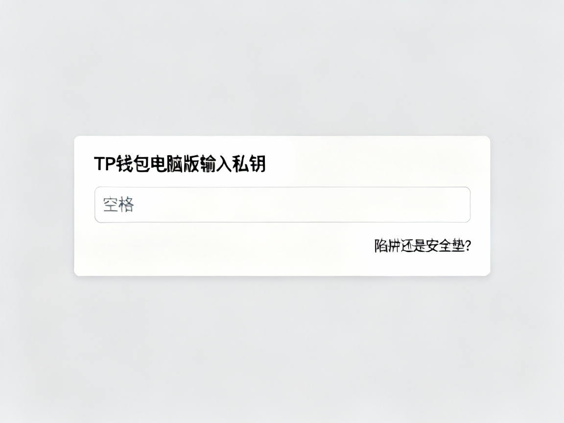 TP钱包电脑版输入私钥，空格，陷阱还是安全垫？