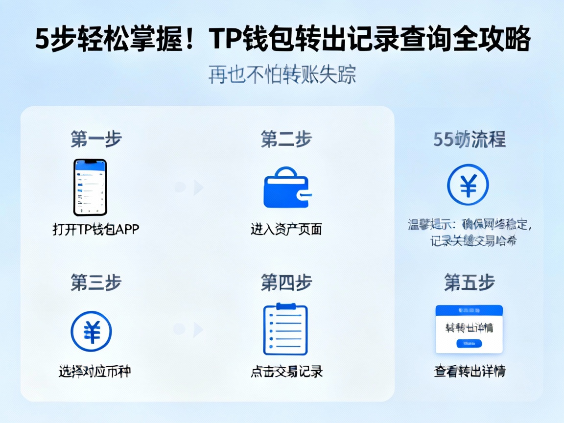 5步轻松掌握！TP钱包转出记录查询全攻略，再也不怕转账失踪