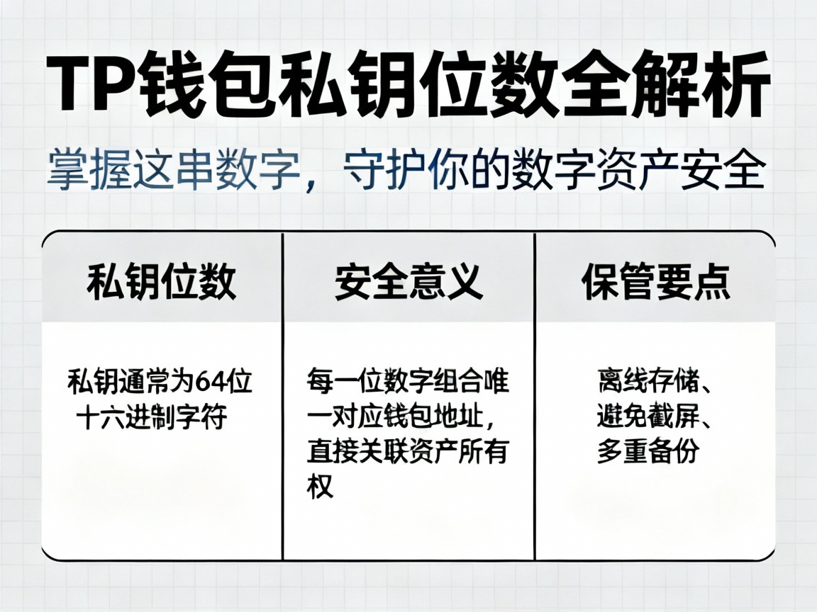 TP钱包私钥位数全解析，掌握这串数字，守护你的数字资产安全