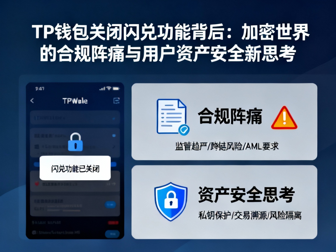 TP钱包关闭闪兑功能背后，加密世界的合规阵痛与用户资产安全新思考