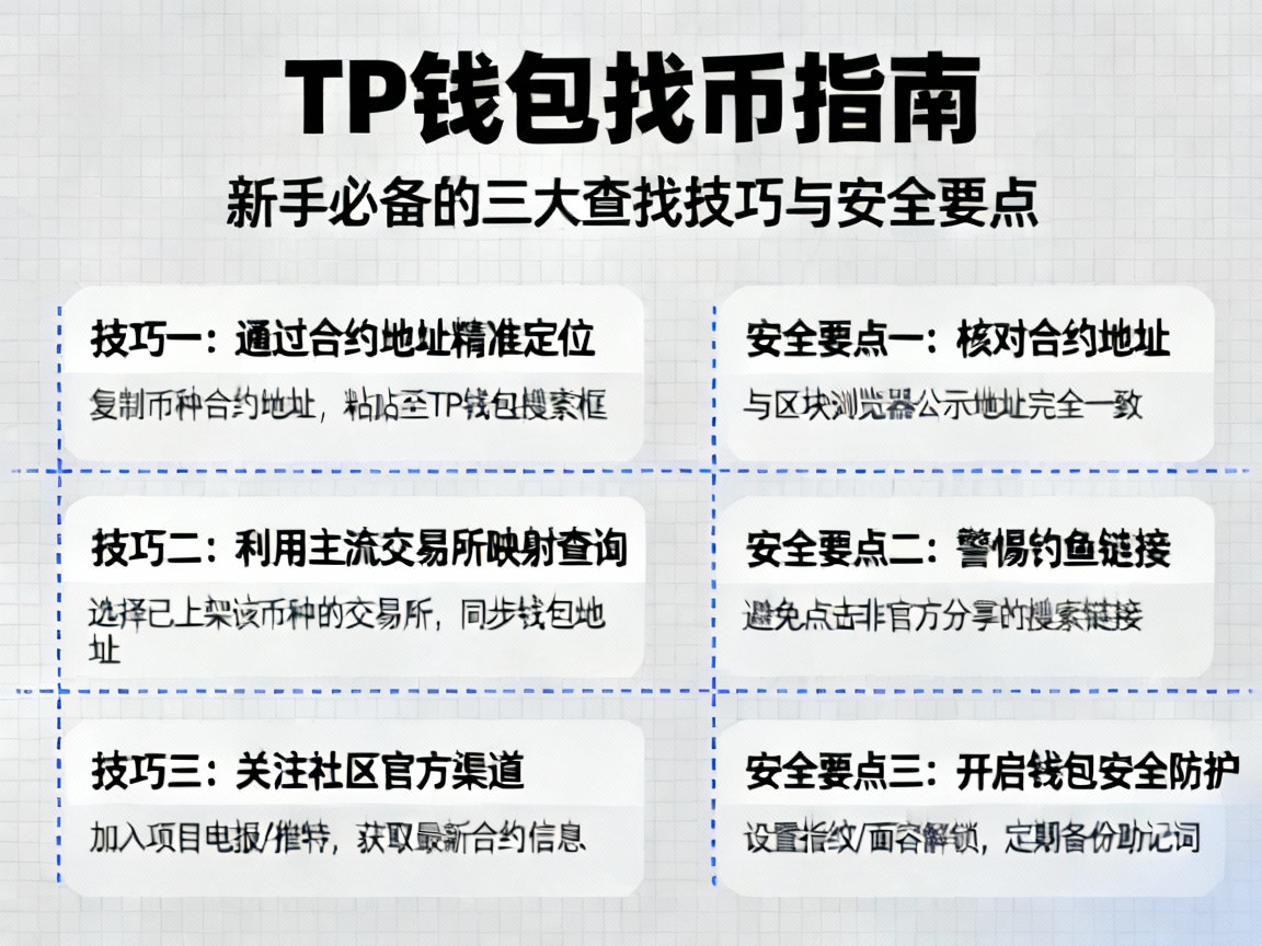 TP钱包找币指南，新手必备的三大查找技巧与安全要点