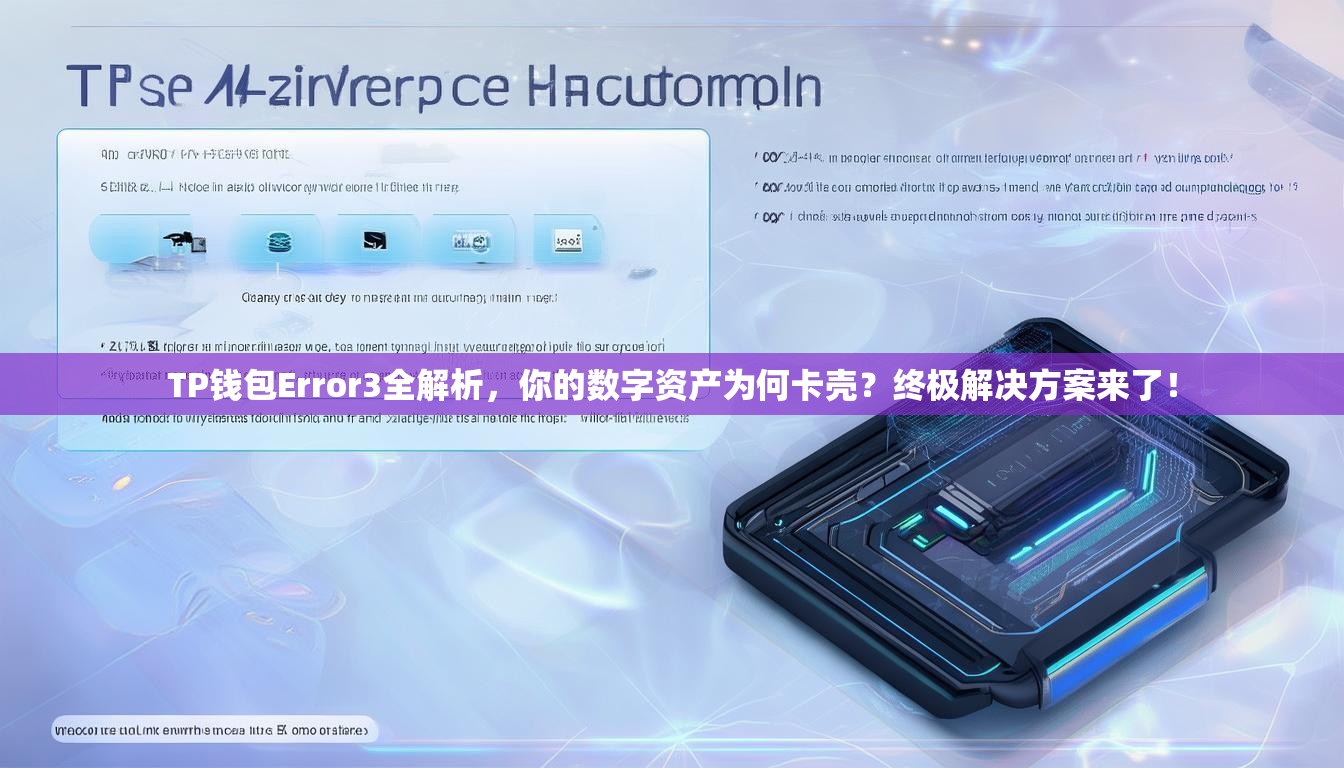 TP钱包Error3全解析，你的数字资产为何卡壳？终极解决方案来了！