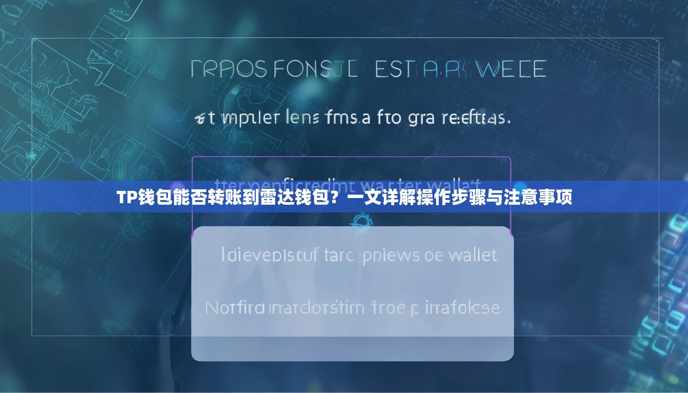 TP钱包能否转账到雷达钱包？一文详解操作步骤与注意事项