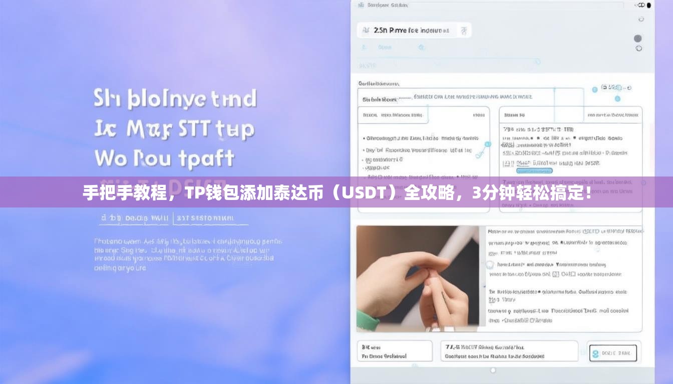 手把手教程，TP钱包添加泰达币（USDT）全攻略，3分钟轻松搞定！